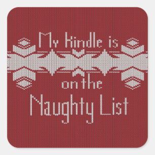 Autocollant Ma liseuse Kindle est sur la liste des