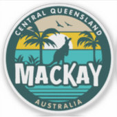 Autocollant Mackay, Queensland Australie (Devant)