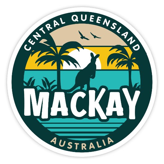 Autocollant Mackay, Queensland Australie