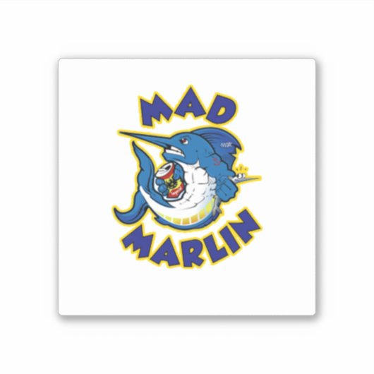 Autocollant Mad Marlin (Devant)