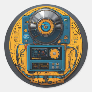 Autocollant magnétique électrique