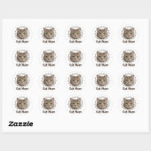 Autocollant Maman Chat (Feuille)
