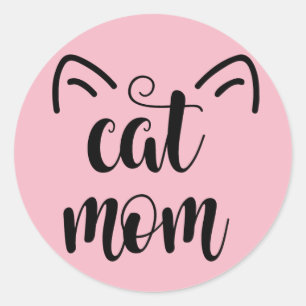 Autocollant maman chat