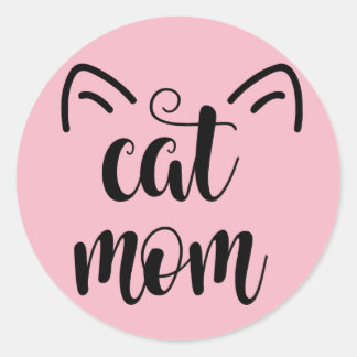 Autocollant maman chat