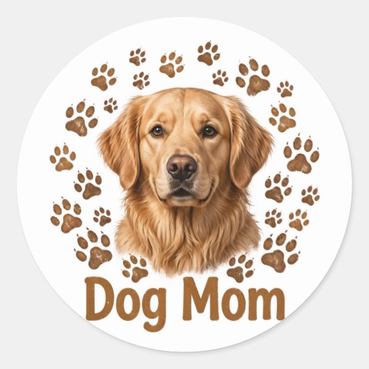 Autocollant Maman de Chien (Devant)
