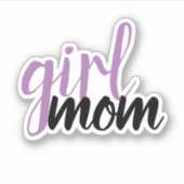 Autocollant Maman de fille (Devant)