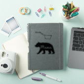 Autocollant Maman Ours. (Couverture iPad)