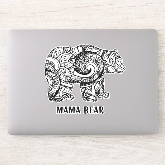 Autocollant Maman Ours (Ordinateur)