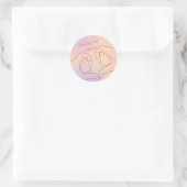 Autocollant Maman Rétro Esthétique Pastel (Sac)