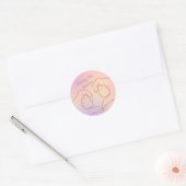 Autocollant Maman Rétro Esthétique Pastel (Enveloppe)