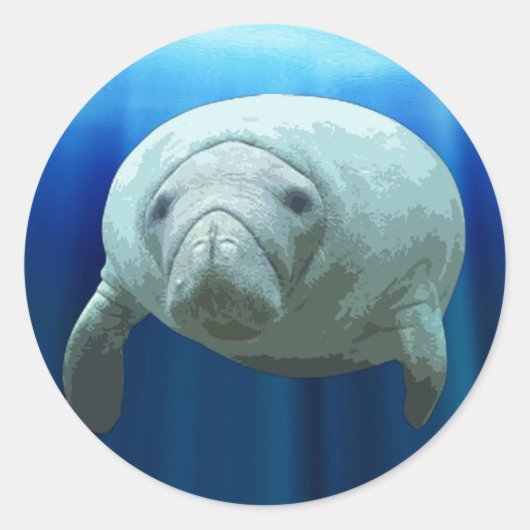Autocollant Manatee (Devant)
