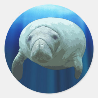 Autocollant Manatee