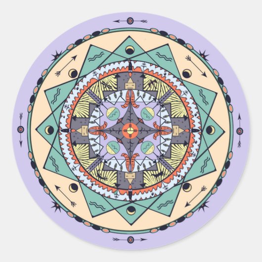 Autocollant Mandala (Devant)