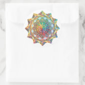 Autocollant Mandala Géométrique Intriqué (Sac)