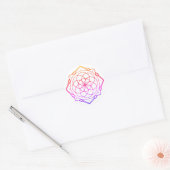 Autocollant Mandala Simple (Enveloppe)