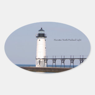 Autocollant Manistee North Pierhead Light