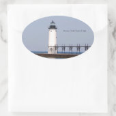 Autocollant Manistee North Pierhead Light (Sac)