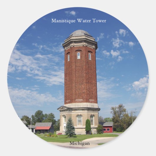 Autocollant Manistique Water Tower (Devant)