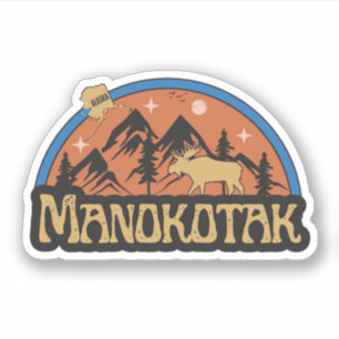 Autocollant Manokotak, Alaska
