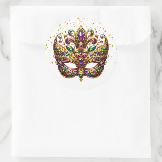 Autocollant Mardi Gras (Sac)