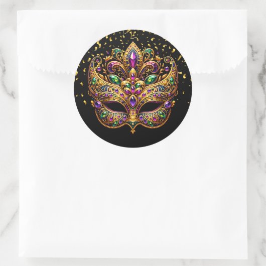 Autocollant Mardi Gras (Sac)
