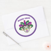 Autocollant Mardi Gras (Enveloppe)