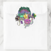 Autocollant Mardi Gras (Sac)