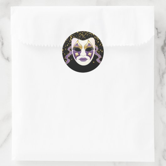 Autocollant Mardi Gras (Sac)