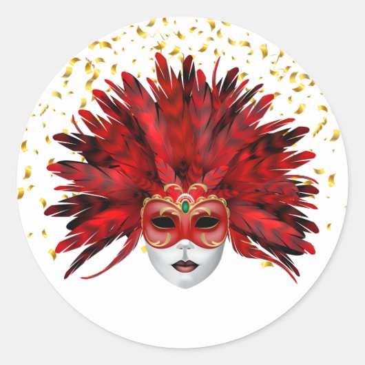 Autocollant Mardi Gras (Devant)