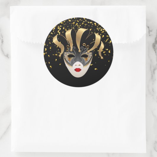 Autocollant Mardi Gras (Sac)