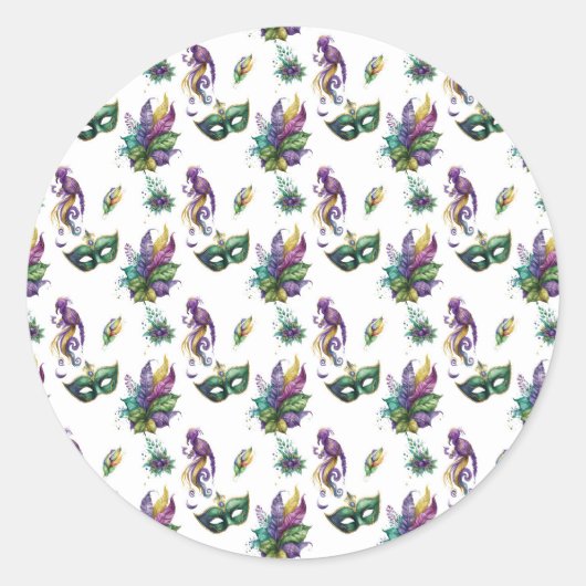 Autocollant Mardi Gras (Devant)