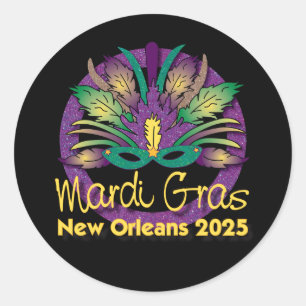 Autocollant Mardi Gras New Orleans - 2025