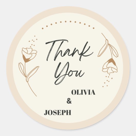 autocollant mariage (Devant)