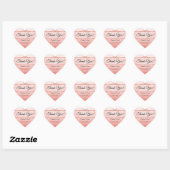 Autocollant Mariage Coral Ton sur Ton Stripe (Feuille)