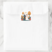 Autocollant Mariage d'automne (Sac)