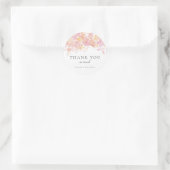 Autocollant Mariage de fleurs roses (Sac)