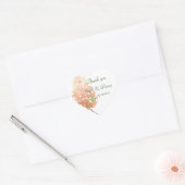 Autocollant Mariage Hydrangea aquarelle (Enveloppe)