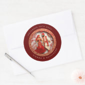 Autocollant Mariage indien (Enveloppe)