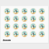 Autocollant Mariage Ocean Romance (Feuille)