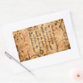 Autocollant mariage personnalisé (Enveloppe)