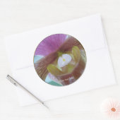 Autocollant Mariage pour orchidée rose jaune (Enveloppe)