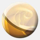 Autocollant Mariage rose jaune (Devant)