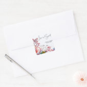 Autocollant Mariage rose rose flou rose (Enveloppe)