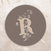 Autocollant mariage Rustic Boho Fleur sauvage neut