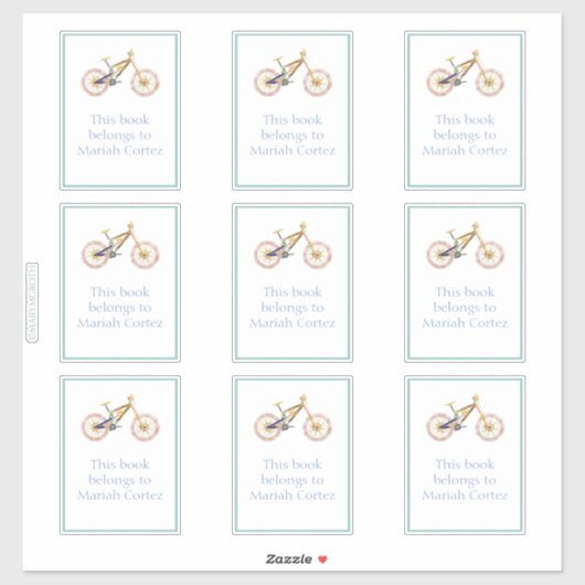 Autocollant Mariah Mountain Vélo (Feuille)