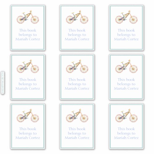 Autocollant Mariah Mountain Vélo (Devant)