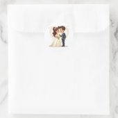 Autocollant Mariée et Marié (Sac)
