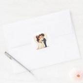 Autocollant Mariée et Marié (Enveloppe)