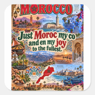 Autocollant Maroc