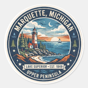 Autocollant Marquette, Michigan